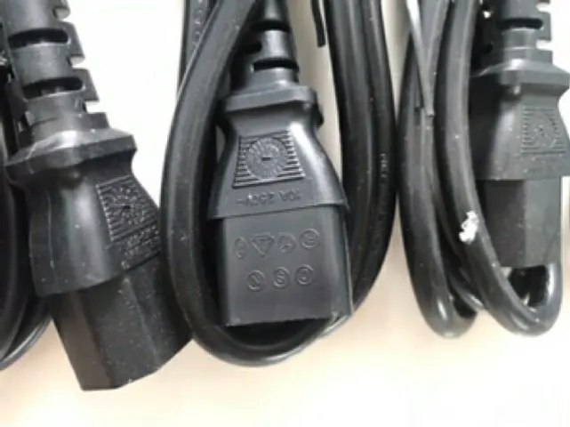 Dây Nguồn Máy Tính Để Bàn 1.5m - Hàng Zin Nhập Khẩu, Đầu Cắm 2 Chân, Sử Dụng Cho Thiết Bị Dưới 1000w