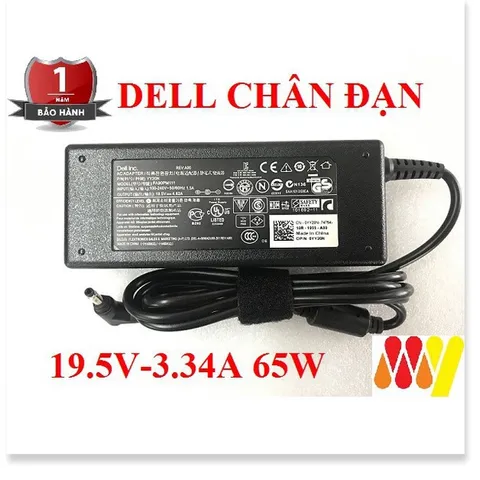🔜 Sạc Laptop Dell Vostro 5460 5470 5480 5560 Chân đạn ZIN 19.5V – 4.62A 3.34a