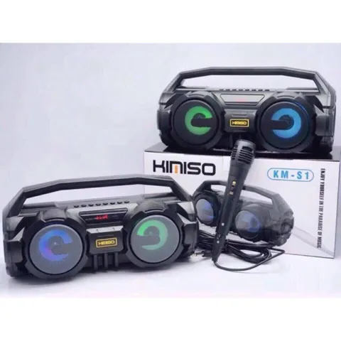 🐳 Loa Bluetooth Karaoke Xách Tay KM-S1 / KM-S2 / KM-S6(Đen)