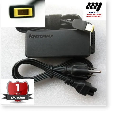 🔜 Sạc laptop Lenovo 20V 3.25A Vuông USB - Adapter kèm dây nguồn- IdeaPad G40 G50 S435 S510P
