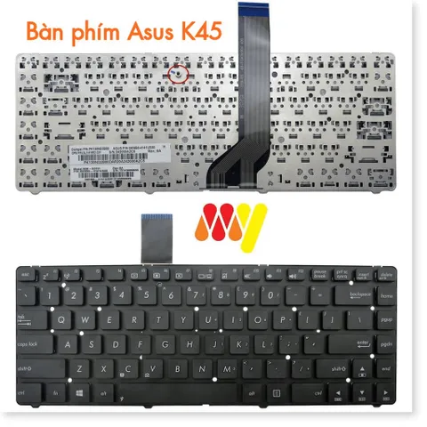 🔜 Bàn phím laptop Asus K45 K45A K45V K45VD K45VJ K45VM K45VS K45DR - Phím có 1 ốc đằng sau