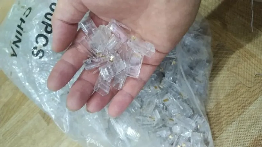 Combo 1000 Hạt Mạng RJ45 COB Bấm Dây Cat5, Cat5e, Cat6 - Đầu Bấm Chất Lượng Cao, Tiếp Xúc Tốt, Phù Hợp Cho Dự Án