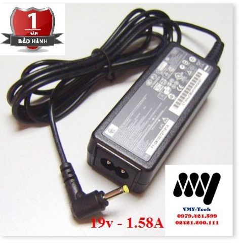 Sạc Laptop HP Mini 19V 1.58A - Adapter HP Mini chính hãng, kèm Dây Nguồn, Bảo Hành 9 Tháng, Thiết Bị Bảo Vệ An Toàn