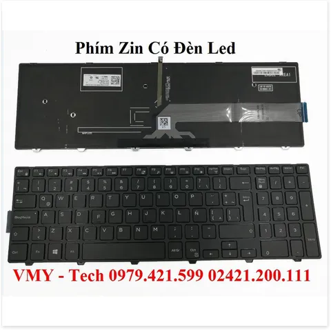 🔜 Bàn phím laptop Dell Vostro 15 3000 3549 3558 3559 3562 3565 3568 3578 3572