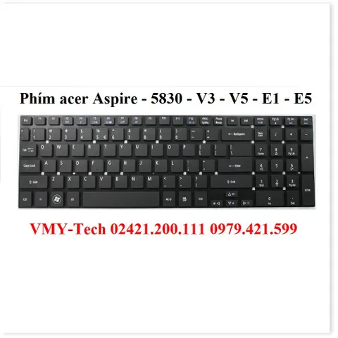 🔜 Bàn phím laptop ace E15, ES1-512, ES1-711, ES1-531, ES1-731, ES1-521, ES1-521, V5-561  NV55/NV57/NV52