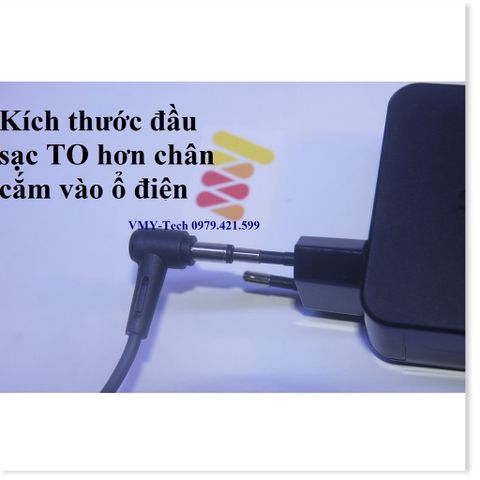 Sạc Laptop Asus 19V-3.42A 65W Chân Vuông - Sạc Thay Thế Chính Hãng, Bảo Hành 12 Tháng, Chất Lượng Đảm Bảo