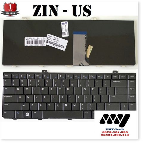 Bàn Phím Laptop Dell Inspiron 1440 1320 1450 - Chuẩn US, Màu Đen, Bảo Hành 9 Tháng, Hàng Mới 100%