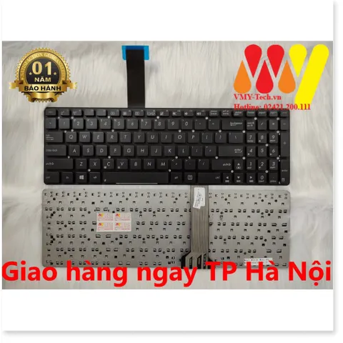 🔜 Bàn phím laptop Asus U57A R500a Q500 Q600 F751 X751 X55V X55VD X53S X75V X61S