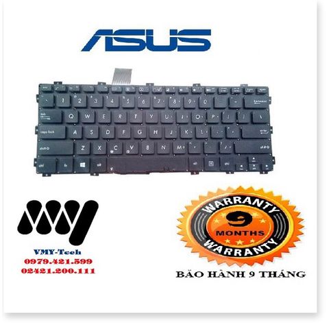 Bàn phím Laptop Asus X301/X301A/X301K/X301S/X301U - Phím Đen Chất Lượng Cao - Tương Thích Nhanh Chóng và Bảo Hành 1 Đổi 1 Trong 9 Tháng