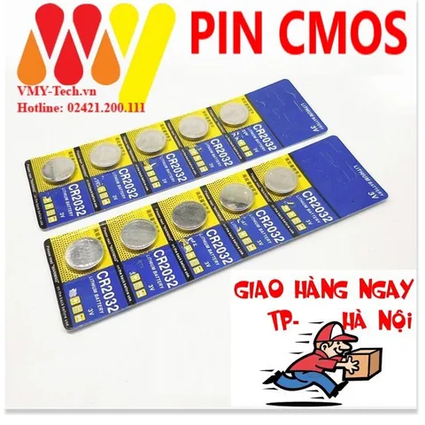 🔜 PIN CMOS MÁY TÍNH ĐỂ BÀN - PC, LAPTOP Camera .. CR2032