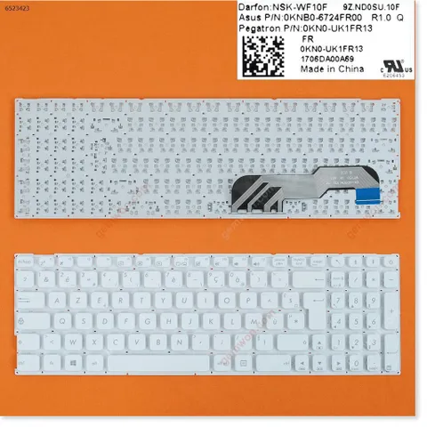 🔜 Bàn phím Laptop Asus X541 X541S X541SA X541SC - KeyBoard NEW ZIN