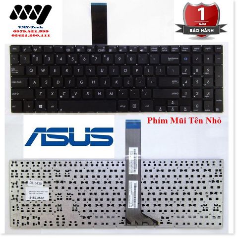 Bàn Phím Laptop Asus S551, V551LA, V551LB - Chất Lượng Cao, Bảo Hành 1 Đổi 1, Đen, Thích Hợp Với Nhiều Mẫu Laptop