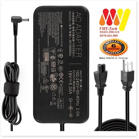 🔜 Sạc laptop ASUS 19V 6.32A 120W ROG FX504 GL502V GL752VW GL552VW N750 -A15-120P1A PA-1121-28