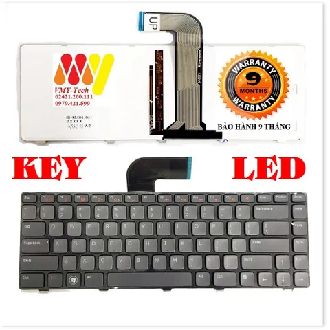 🔜 Bàn phím inspiron 3420 3520 5520 5420 / XPS 15 L502X / Inspiron 14z N411Z N311Z