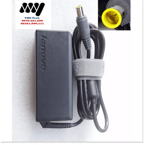 🔜 Sạc Laptop Lenovo 20v 3.25A IBM Adapter chân kim - Thinkpad E530 E530C E535 E545 Kèm dây nguồn - NEW