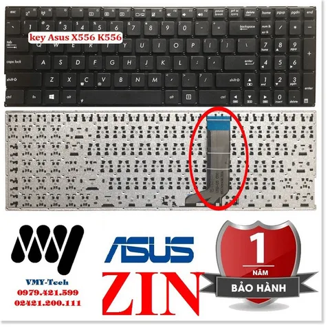 🔜 Bàn phím laptop Asus A556 A556U A556UA A556UB A556UF A556UV A556UR A556UJ - Keyboard NEW