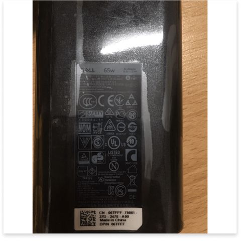 Sạc Laptop Dell 65W Oval - Adapter 19.5V 3.34A với Đầu Kim Nhỏ - Phụ Kiện Chính Hãng Chất Lượng Cao, Bảo Hành 12 Tháng