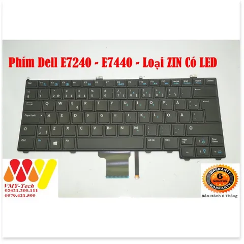🔜 bàn phím dell Latitude 12 7000 E7240 E7420 E7440 7420 7240 7440
