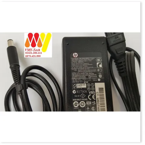 🔜 SẠC Laptop HP 4.7 Chân KIM To - 19V - 4.7A HP 8460 8470 8560P 8570P (Adapter HP 90w Tròn To) tặng kèm dây nguồn