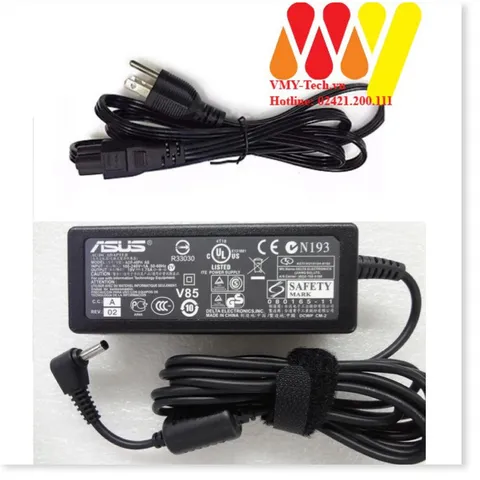 🔜 Sạc Laptop Asus X541 X441 X553 A540 X540 K401 E402 E502 VivoBook S14 19V – 2.37A Sạc Vuông ZIN Chân Nhỏ ZIN Chính Hãn