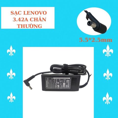 Sạc Laptop Lenovo 3.42A 65W Cao Cấp Zin - Bảo Hành 12 Tháng - Adapter Duy Trì Hiệu Suất Tốt Nhất