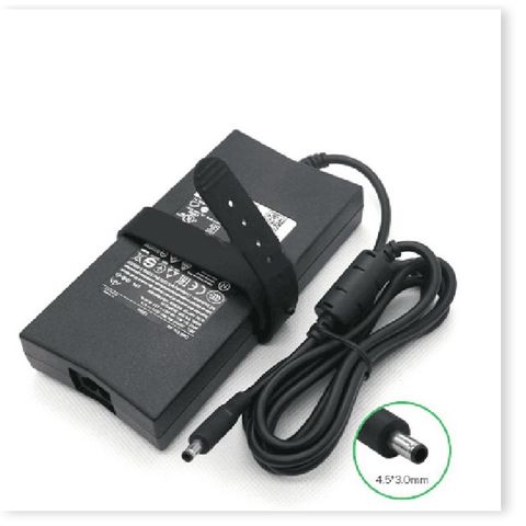 Adapter Sạc Laptop Dell 130W 19.5V-6.7A Chân Nhỏ SLIM - Kèm Dây Nguồn, Hàng Mới, Chất Lượng Cao