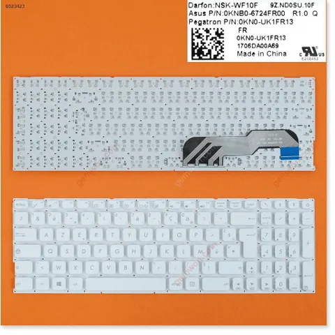 🔜 Bàn phím laptop Asus X541 X541U X541UA X541UV X541S X541SA - KeyBoard NEW ZIN