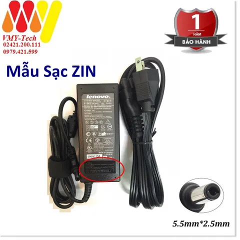 🔜 Sạc Laptop LENOVO 19V – 3.42A – 65W ADAPTER - Kèm Dây nguồn - NEW nhập khẩu