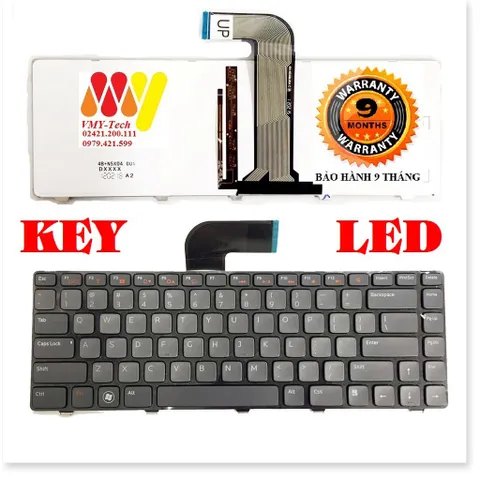 🔜 Bàn Phím Laptop Dell N4110 4050 5050 4349 3520 4040 3460 3450 3520 3460 3560 3350 3550 5420 V131 2420