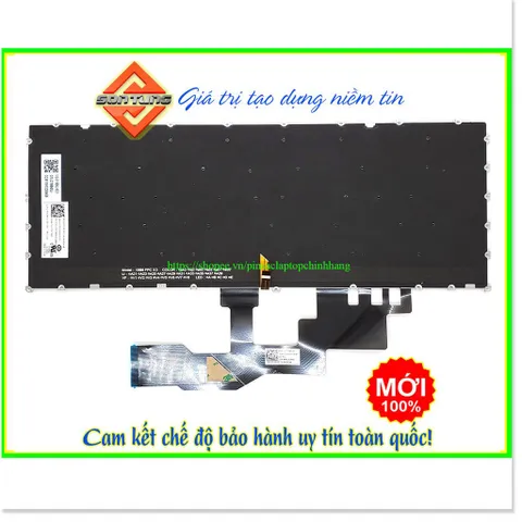 Bàn phím laptop Lenovo Ideapad S540-14 với nền LED trắng - Chất lượng cao, bảo hành đổi mới, không lỗi phím, chuẩn US layout