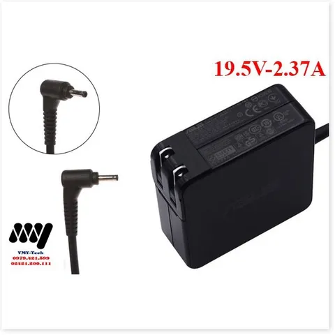 Sạc Asus Mini 19V – 2.37A Chính Hãng cho Laptop UX21, UX31, UX303 - Bảo Hành 9 Tháng, An Toàn, Chất Lượng Cao
