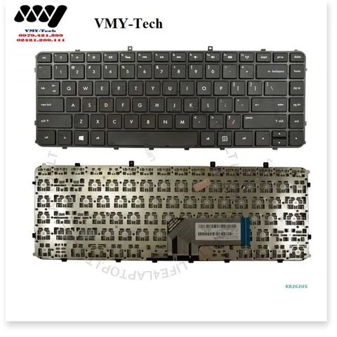 🔜 Bàn phím HP Envy4-1106tx, Envy 6, Envy 6-1110, Ultrabook 4-1005xx, 4-1015dx, 4-1052tx (Có khung)