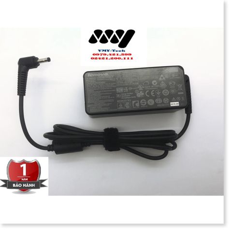 Sạc Laptop Lenovo 20V 2.25A Chân Nhỏ Chính Hãng - Adapter Ideapad 100-15IBY, 100-15IBD, 100-14IBY, Bảo Hành 9 Tháng