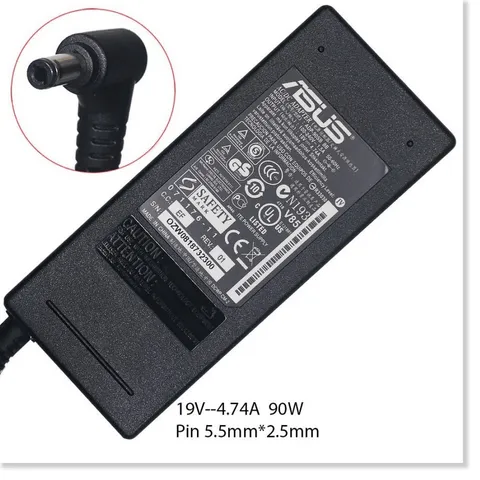 🔜 Sạc Laptop Asus 19V - 4.7A 4.74a 90W Chân 2.5mm Cho mã K53 K53E K53S K52 K56 K55 K55V K55S Adapter kèm nguồn