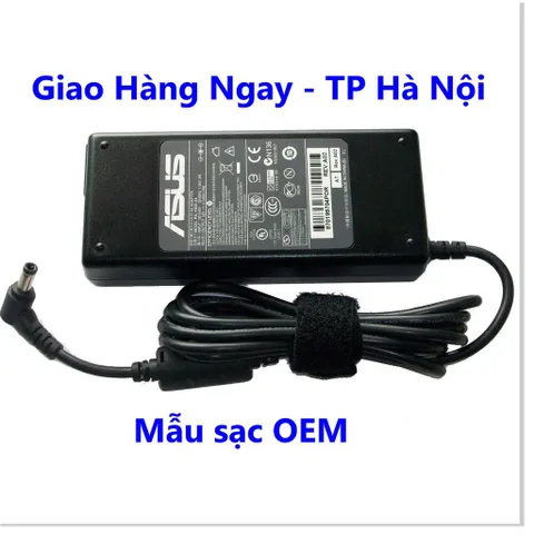 🔜 Sạc Laptop Asus 19V - 4.7A 4.74a 90W Chân 2.5mm Cho mã K53 K53E K53S K52 K56 K55 K55V K55S Adapter kèm nguồn