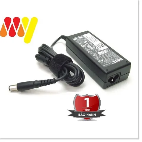 🔜 Sạc Laptop Dell 19.5V 3.34A Chân Kim to - thường - Adapter kèm dây nguồn - NEW 65W