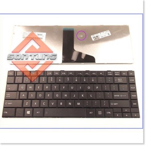 Bàn Phím Laptop Toshiba C845 C840 L835 L840 L840D L845 L845D C700 C800 Nhập Khẩu - Bảo Hành 09 Tháng, Chất Lượng Cao, Thay Thế Tương Thích