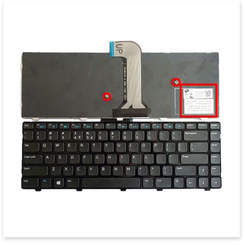 Bàn Phím Laptop DELL Inspiron 3421 5421 5437 Vostro 2421 Latitude 3440 Chuẩn US - Chất Lượng Cao, Thay Thế Dễ Dàng
