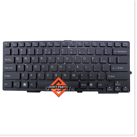Bàn Phím Laptop Sony Vaio S13 SVS13 SVS13A SVS13A2S1C - Thay Thế Chất Lượng, Bảo Hành 09 Tháng, US Layout