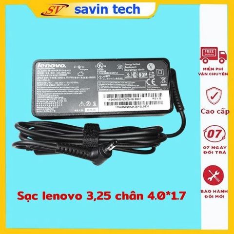 Sạc Laptop Lenovo Ideapad 3.25A 65W Chân Cắm 4.0*1.7 - Sạc Cao Cấp ZIN, Bảo Hành 12 Tháng, Sạc Chắc Chắn, Không Nóng Máy
