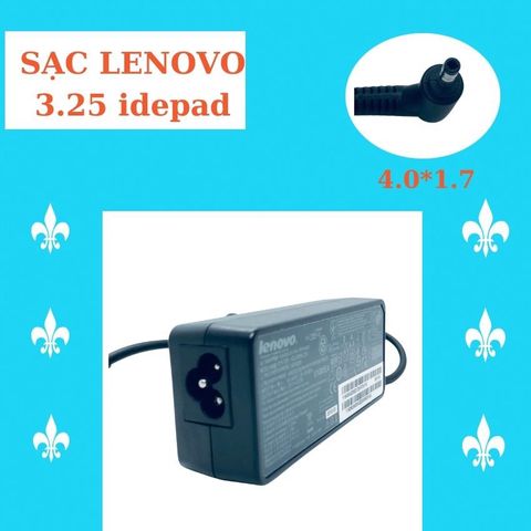 Sạc Laptop Lenovo Ideapad 3.25A 65W Chân Cắm 4.0*1.7 - Sạc Cao Cấp ZIN, Bảo Hành 12 Tháng, Sạc Chắc Chắn, Không Nóng Máy