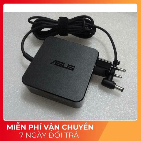 Sạc laptop Asus 19V 3.42A 65W chính hãng, vuông chân to 5.5*2.5mm - Phụ kiện laptop an toàn, tiết kiệm năng lượng
