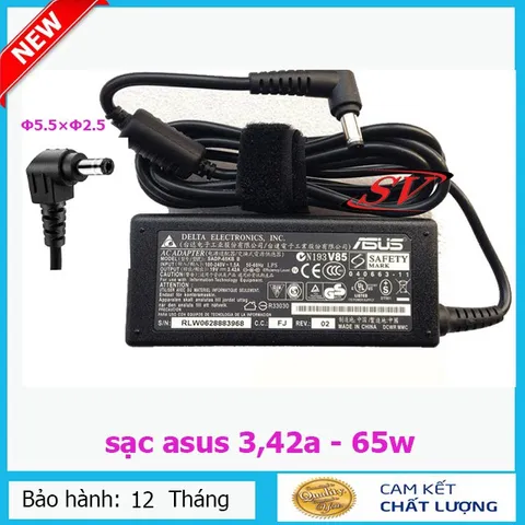 🔝 Sạc laptop asus 2.37a/3.42a/4.7a  savintech, sạc máy tính asus zin loại tốt bảo hành 12 tháng