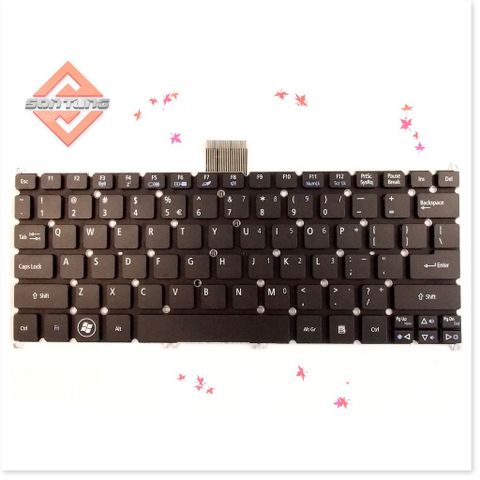 Bàn Phím Laptop ACER Aspire One V5-171 725 726 S3-391 S3-951 S5-391 - Thay Thế Độ Nhạy Cao, Bảo Hành 09 Tháng