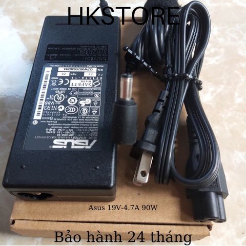 Sạc Laptop Asus 19V-4.7A 90W Chính Hãng cho U30 U31 U33 A40 A42 A43 Kèm Dây - Bảo Hành 24 Tháng