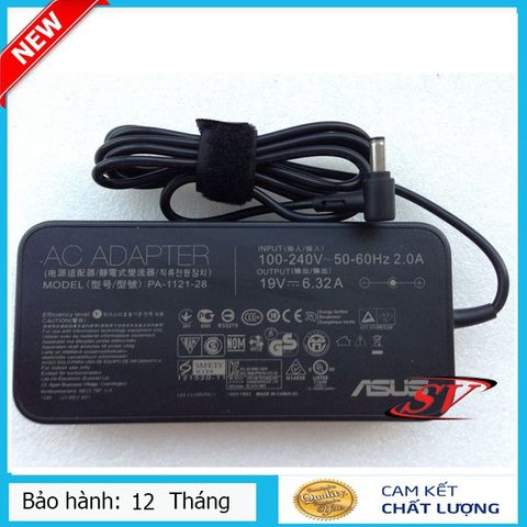 Sạc Laptop Asus 19V 6.32A (120W) Chính Hãng - Sạc Zin Đẹp, Chất Lượng Cao, Bảo Hành 12 Tháng Cho GL551 GL552