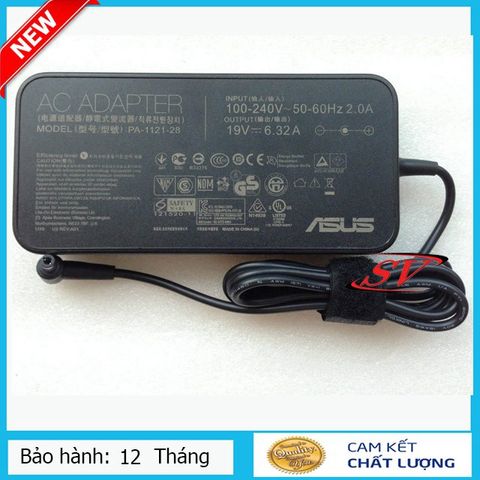 Sạc Laptop Asus 19V 6.32A (120W) Chính Hãng - Sạc Zin Đẹp, Chất Lượng Cao, Bảo Hành 12 Tháng Cho GL551 GL552