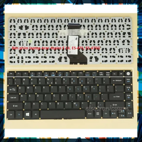 Bàn phím laptop Acer Aspire E 14, E5-475, E5-475G - Phụ kiện chính hãng, chất lượng cao, bảo hành 100%