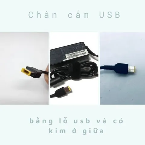 Sạc laptop lenovo 3,25 chân usb , sạc thinkpad zin cao cấp chân vuông bảo hành 12 tháng PHỤ KIỆN LAPTOP