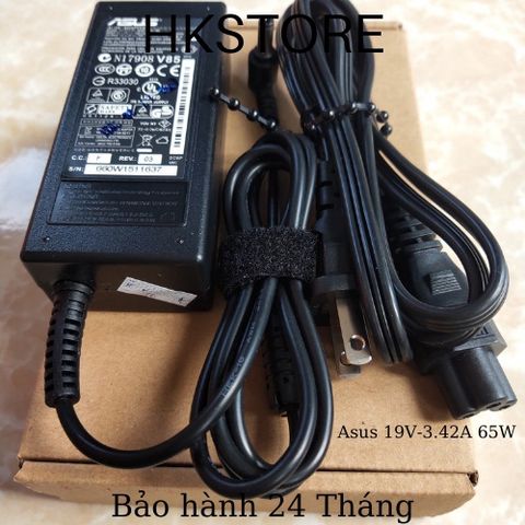 🔝 Sạc Laptop Asus 19V-3.42A 65W Asus X401 X441 X551 X451 X550 X450 x555 K40 K42 K43 K45 K46 K50 K52 Q501 S300 K401 K501